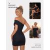 image:imageTrendy Queen Womens Off The Shoulder Mini Dresses Ruched Going Out Summer Bodycon Sexy Party Short Club Outfits 2026Black