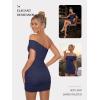 image:imageTrendy Queen Womens Off The Shoulder Mini Dresses Ruched Going Out Summer Bodycon Sexy Party Short Club Outfits 2026Navy Blue