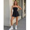 image:imageTrendy Queen Womens Strapless Rompers Summer Casual Dressy Short Jumpsuits Pockets Beach Vacation Outfits 2026Black