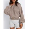 image:imageTrendy Queen Womens Y2k Cropped Hoodie Long Sleeve Pullover Sweatshirts Fall Casual OutfitsCoffee Grey
