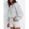 image:imageTrendy Queen Womens Y2k Cropped Hoodie Long Sleeve Pullover Sweatshirts Fall Casual OutfitsGrey