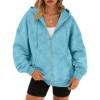 image:imageTrendy Queen Zip Up Hoodies for Women Oversized Acid Wash Sweatshirt Winter Fashion Jacket Cute Y2k Fall teen girls pulloverSkyblue