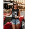 image:imageLUXVEER Sleeveless Tank Tops for Women 2026 Summer Casual Blouses Graphic Tees Loose Fit Crewneck Vacation Outfits ShirtsPattern14
