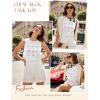 image:imageLUXVEER Sleeveless Tank Tops for Women 2026 Summer Casual Blouses Graphic Tees Loose Fit Crewneck Vacation Outfits ShirtsPattern15
