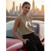 image:imageLUXVEER Sleeveless Tank Tops for Women 2026 Summer Casual Blouses Graphic Tees Loose Fit Crewneck Vacation Outfits ShirtsPattern19
