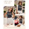 image:imageLUXVEER Sleeveless Tank Tops for Women 2026 Summer Casual Blouses Graphic Tees Loose Fit Crewneck Vacation Outfits ShirtsPattern6