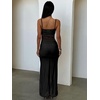 image:imageKaximil Womens Sexy Spaghetti Strap Maxi Dresses Bodycon Cocktail Wedding Guest Formal Long DressBlack