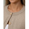 image:imageTrendy Queen Short Sleeve Cardigan Sweaters for Women Cropped Tops Summer 2026 Spring Outfits Cute Casual Y2k Fashion ClothesKhaki