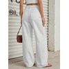 image:imageTrendy Queen Womens High Waisted Wide Leg Barrel Jeans Stretch Baggy Flare Denim PantsWhite