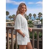 image:imageTrendy Queen 2 Piece Sets for Women Summer 2026 Lounge Short Set V Neck Oversized Top amp Loose Fit Shorts with PocketsGrey