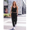 image:imageTrendy Queen Spaghetti Strap Crop V Neck Tank Tops Womens Racerback Cami CamisoleBlack