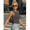 image:imageTrendy Queen Womens Double Lined Sleeveless Tank Tops Workout 2026 Summer ClothesGray
