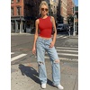 image:imageTrendy Queen Womens Double Lined Sleeveless Tank Tops Workout 2026 Summer ClothesRed