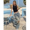 image:imageTrendy Queen Womens Double Lined Tank Tops Boat Neck Sleeveless Layering Workout Shirts Going Out Tops for SummerBlack