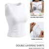 image:imageTrendy Queen Womens Double Lined Tank Tops Boat Neck Sleeveless Layering Workout Shirts Going Out Tops for SummerWhite