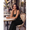 image:imageTrendy Queen Womens Square Neck Tank TopsSoft and Comfort Fabric Summer Basic ClothingBlack