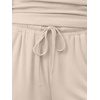 image:imageTrendy Queen Womens Summer 2 Piece Lounge Set Tank Top Wide Leg Pants Pockets 2026Beige