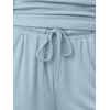 image:imageTrendy Queen Womens Summer 2 Piece Lounge Set Tank Top Wide Leg Pants Pockets 2026Light Blue
