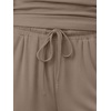 image:imageTrendy Queen Womens Summer 2 Piece Lounge Set Tank Top Wide Leg Pants Pockets 2026Mocha