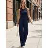 image:imageTrendy Queen Womens Summer 2 Piece Lounge Set Tank Top Wide Leg Pants Pockets 2026Navy
