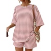 Striped White Red